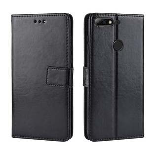 Ốp lưng Huawei Y7 Pro 2018 Y 7 Y7Pro Giả da Ốp lưng Bao da Ốp lưng Điện thoại Ốp lưng Huawei Y 7 Pro 2018 Bao da Flip Case đứng