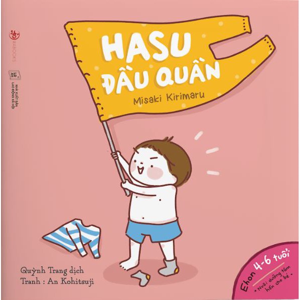 Sách - Hasu đầu quần - Ehon Nhật Bản cho bé từ 3-6 tuổi