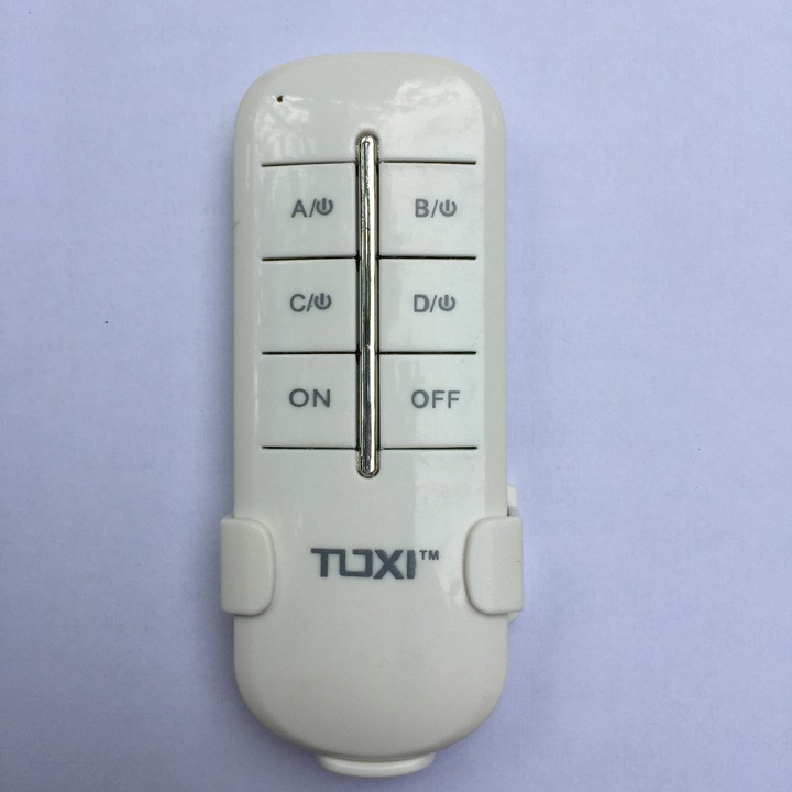 Công tắc điều khiển từ xa RF kèm remote sóng RF 315mhz 1 2 3 4 kênh xuyên tường  tặng kèm cút nối