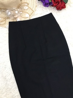 Chân váy bút chì cạp liền