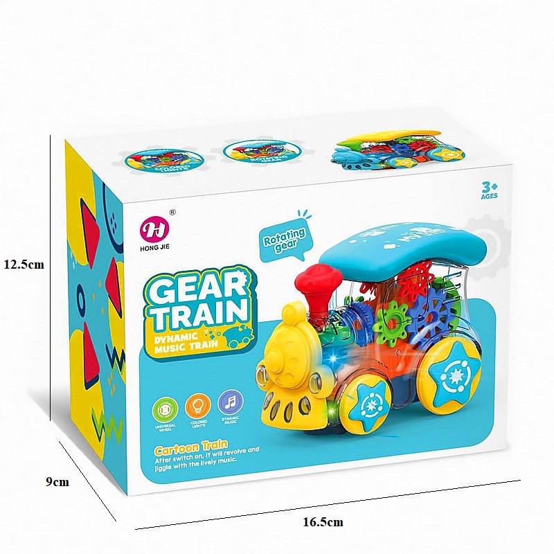 Tàu lửa dùng pin phát sáng dạng trong suốt