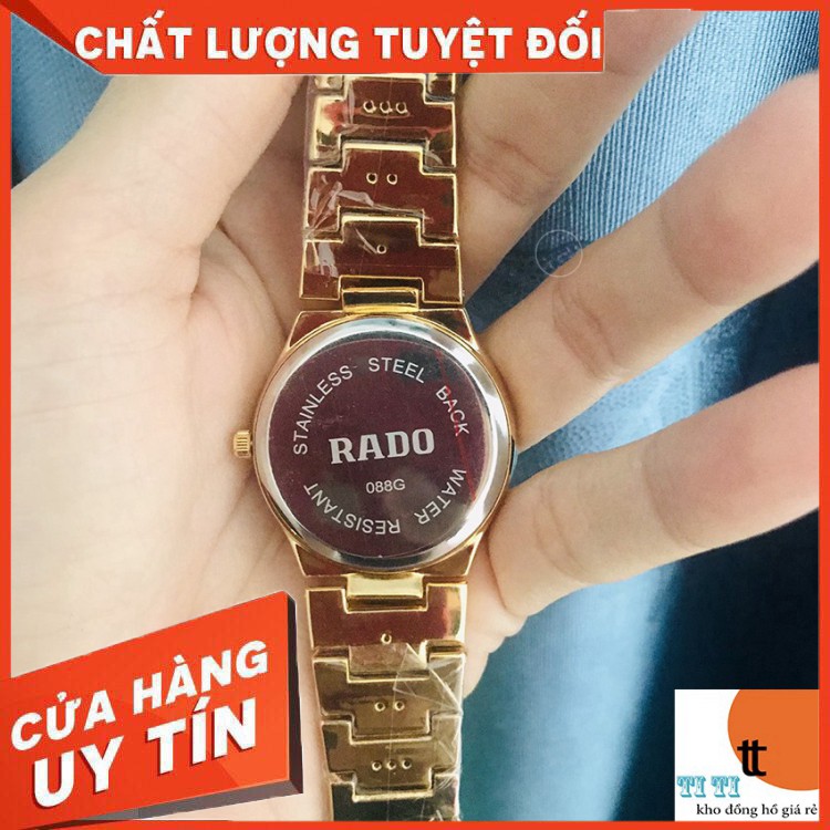 HÀNG NHẬP KHẨU -  Đồng hồ Nam (Nữ) Rado RD101 dây thép không rỉ  - Đồng hồ mẫu mới - Hàng Nhập Khẩu