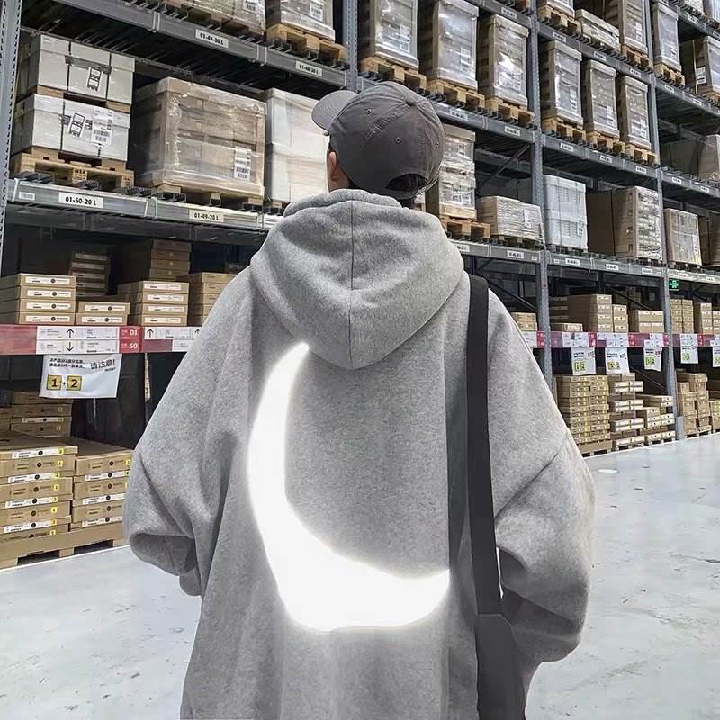 Áo Hoodie In Hình Mặt Trăng Dạ Quang Phong Cách Hàn Quốc Cho Các Cặp Đôi | BigBuy360 - bigbuy360.vn