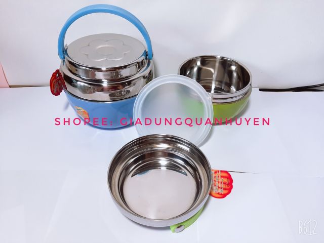 Cặp lồng inox giữ nhiệt đựng cơm, cháo, thức ăn ..