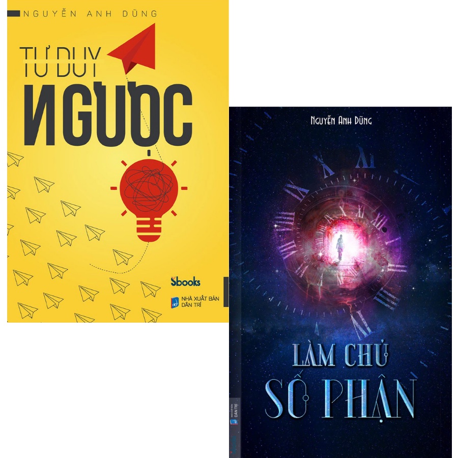 Sách- Combo 2 Quyển: Tư Duy Ngược + Làm Chủ Số Phận