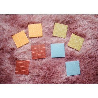 Set mix note giấy ghi chú họa tiết màu A23