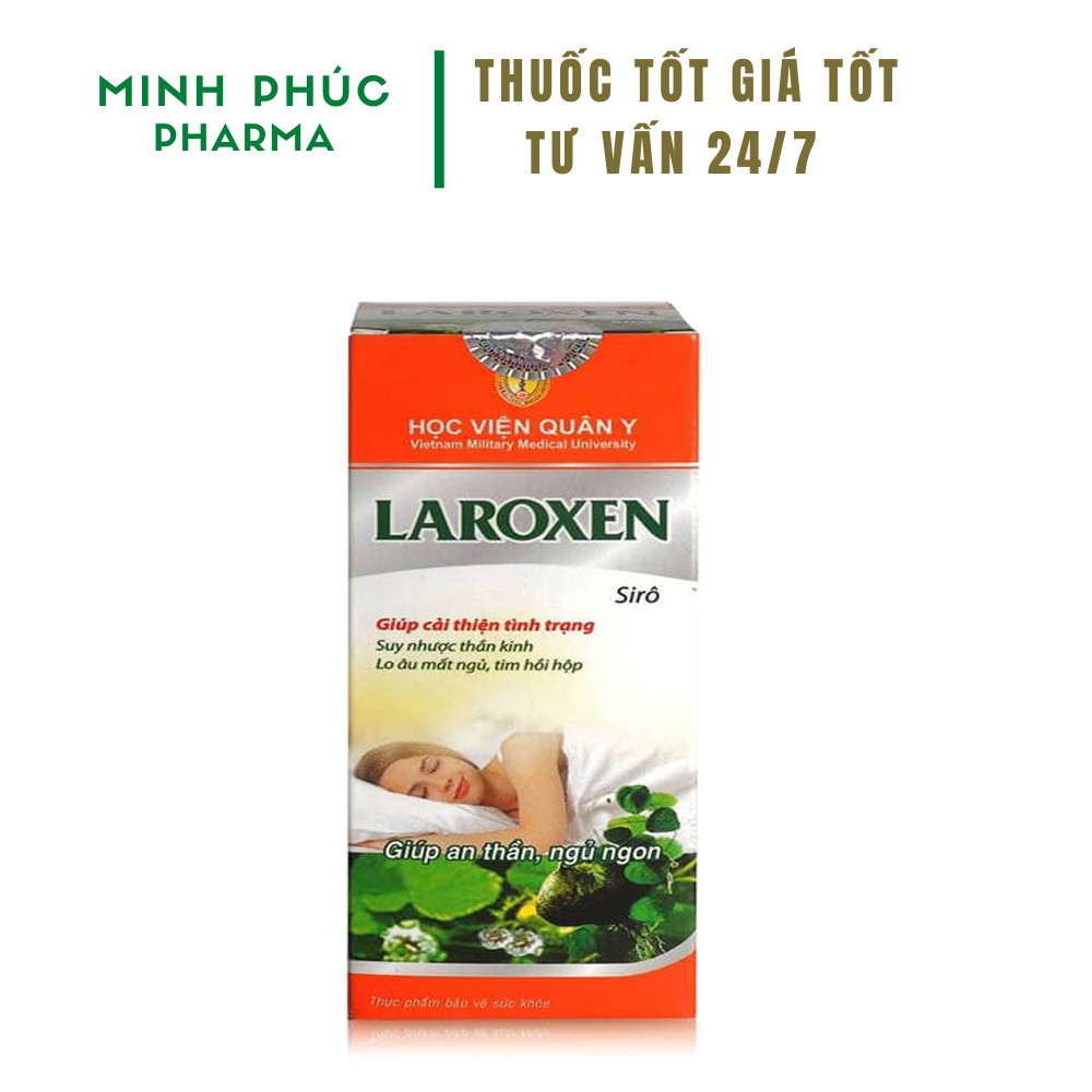 Siro Laroxen trị mất ngủ - Liệu trình 1 tháng 4 hộp laroxen giá tốt | BigBuy360 - bigbuy360.vn