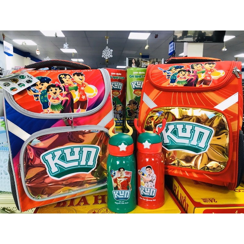 Balo Kun KM hàng sẵn xanh lá