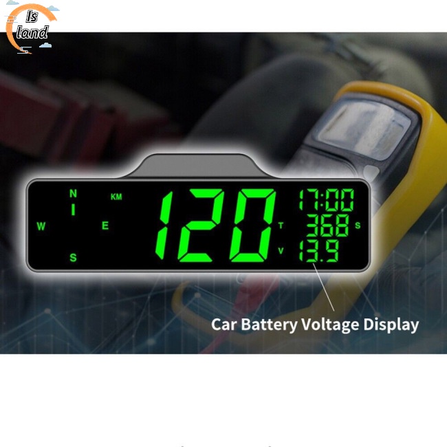 Đồng Hồ Đo Tốc Độ Gps Kiêm La Bàn Đa Năng Cho Xe Hơi C3060