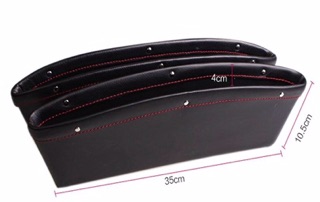 Khay Đựng Đồ Khe Ghế Bằng Da Mềm, Cài Khe Ghế Ô Tô Tiện Lợi - Khải Huy Scar