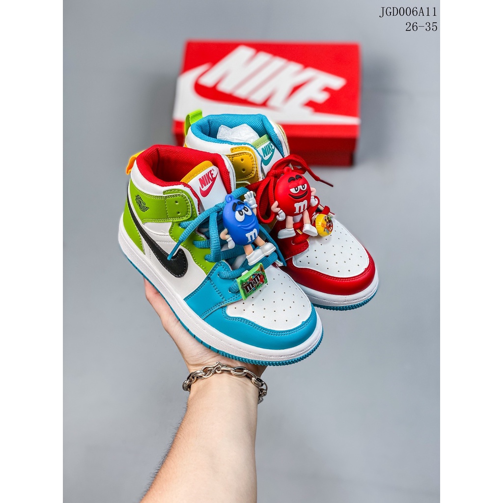 Giày Thể Thao Chơi Bóng Rổ Nike AIR JORDAN AJ1 293Nike Thời Trang Cho Bé Trai