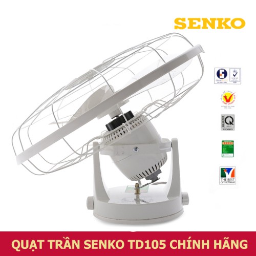 [Freeship 70K] Quạt trần đảo Senko TD105