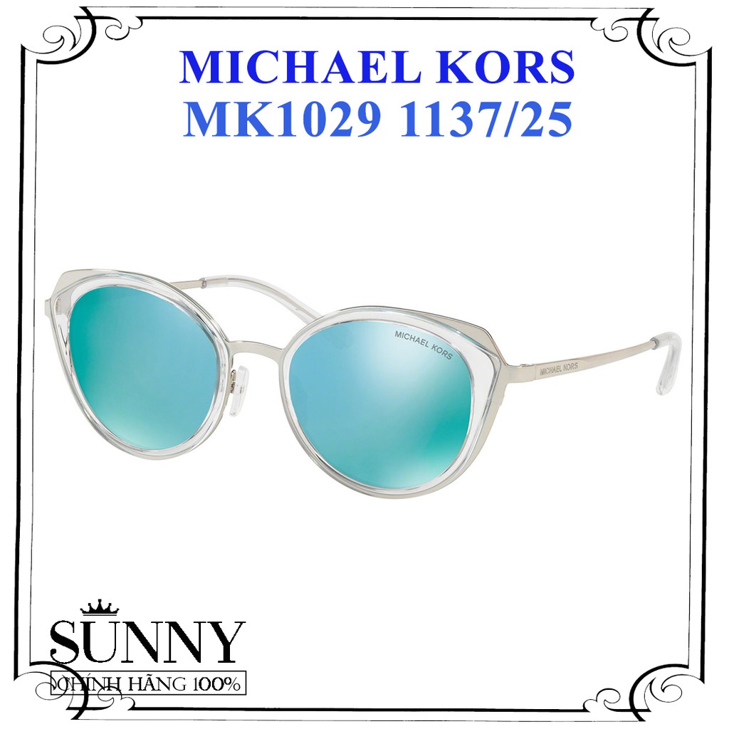 MK1029 1137/25 Kính mát Michael Kors chính hãng, thiết kế dễ đeo bảo vệ mắt