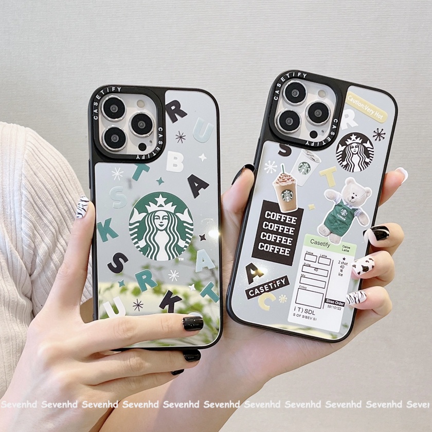 Ốp Điện Thoại Mềm Tráng Gương Hình Thức Uống Cho iPhone 13 12 11 Pro Max Xs Max Xr X 7 8 6 6s Plus