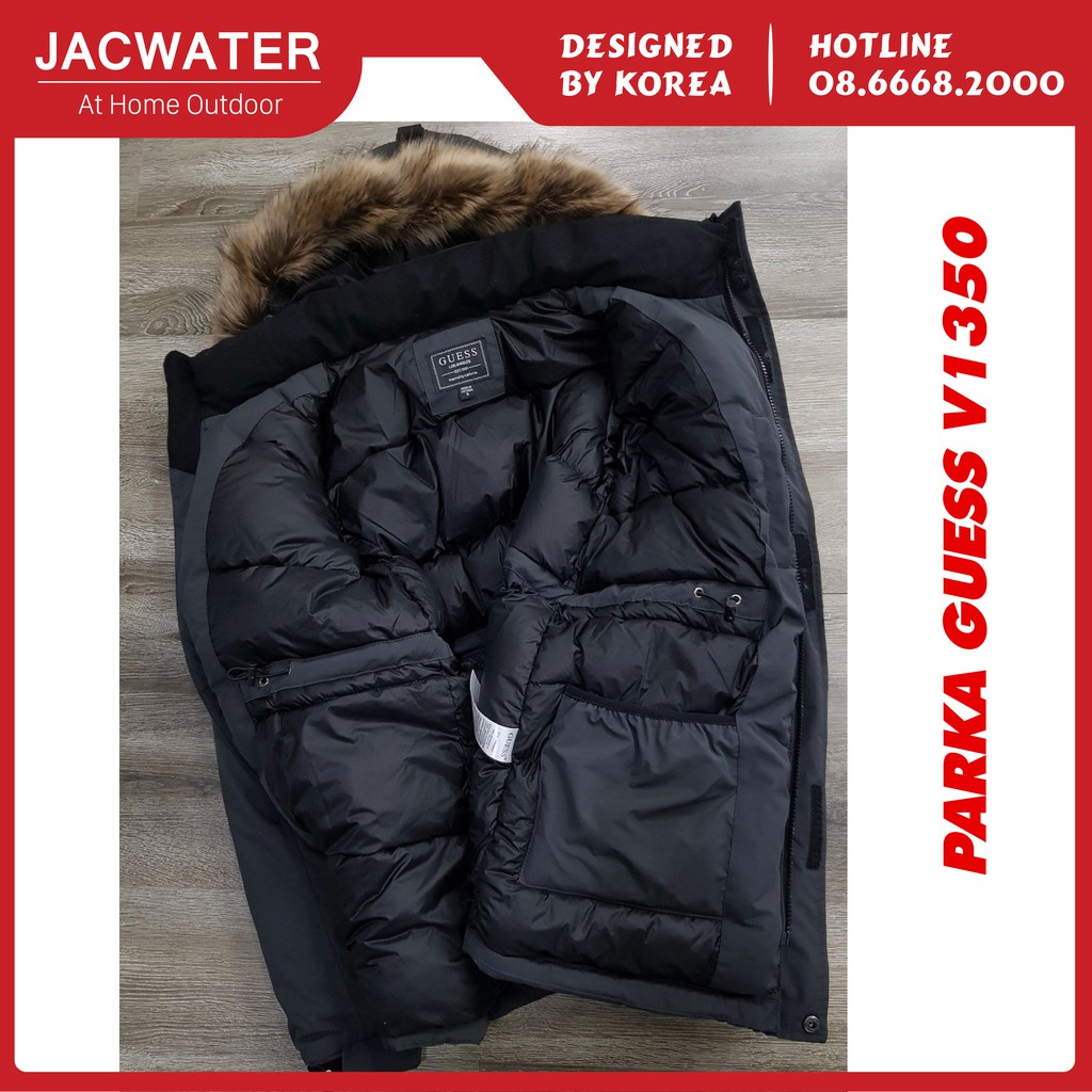 Áo khoác parka dáng dài nam,phao đại hàn thời trang Hàn Quốc JACWATER V1350