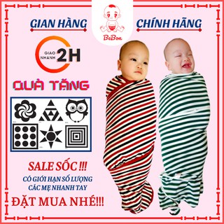 Quấn chũn bebon giúp bé ngủ ngon tránh giật mình