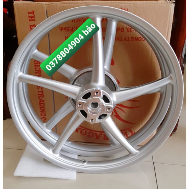 Bánh Mâm EXCITER đời 2010 và SIRURS 5 cây kiểu RCB trước 1.4 sau 1.6 như hình gắn như zin