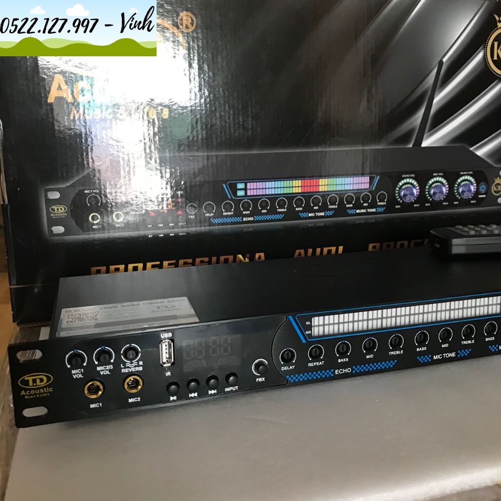 Vang cơ TD Acoustic K30  - Hàng nhập khẩu loại 1 - năm 2022, điều khiển remote - Gia Khang Shop