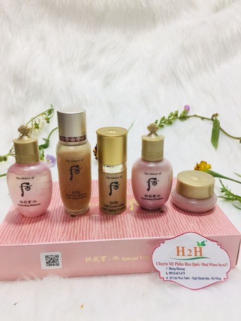 [SIÊU KM] SET WHOO HỒNG CAO CẤP 5 SẢN PHẨM