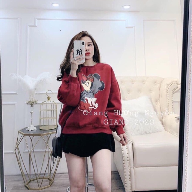 ÁO NỈ BÔNG MICKEY 3 MÀU