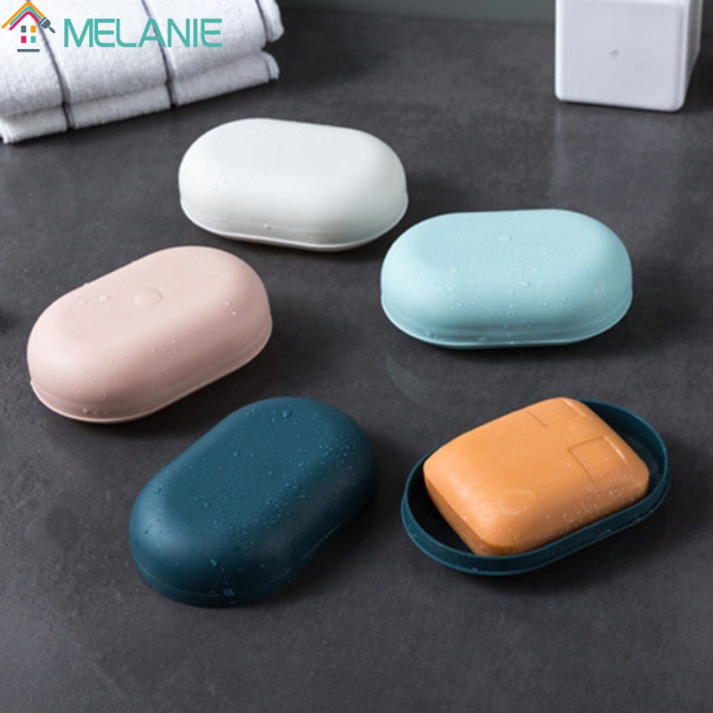 Khay Đựng Xà Phòng Có Nắp Đậy Chống Rò Rỉ Thiết Kế Nhỏ Gọn Tiện Dụng Mang Theo Du Lịch