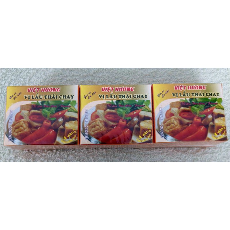 Gia vị lẩu thái chay việt hương 74 gam (1 lốc 6 hộp)