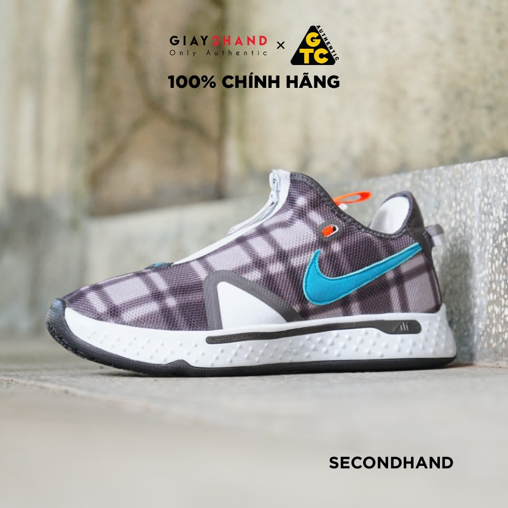 [2hand] Giày Thể Thao NIKE PG 4 &quot; PLAID &quot; CD5082-002 GIÀY CŨ CHÍNH HÃNG