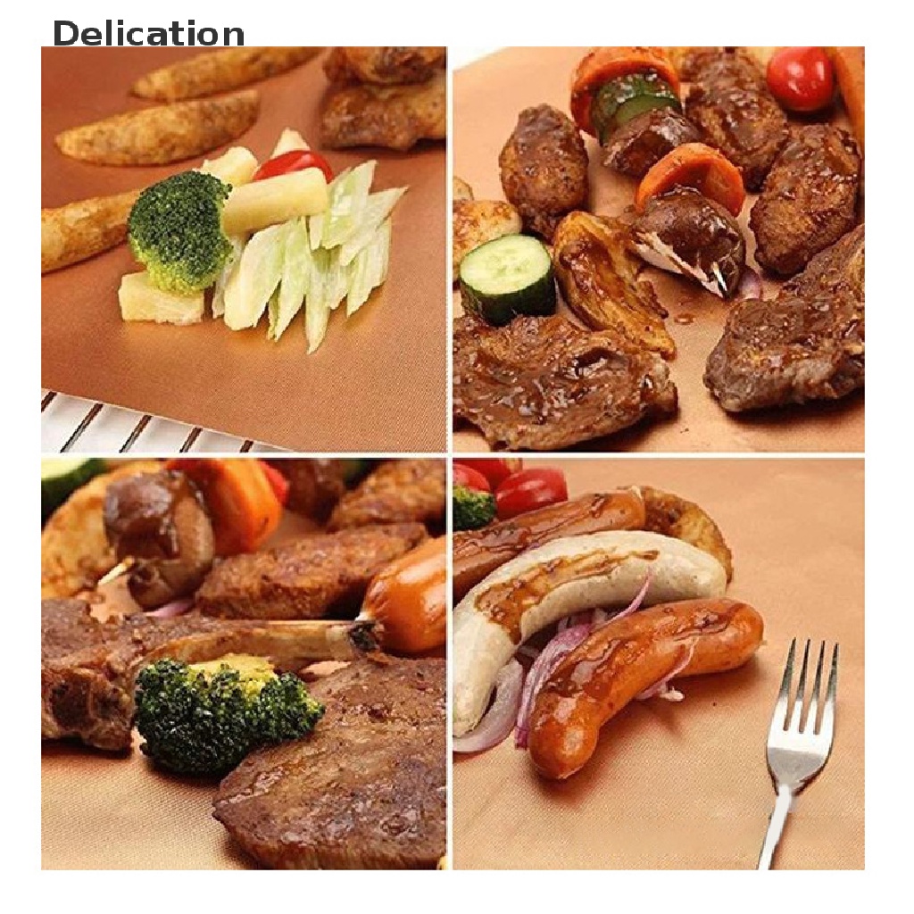 Bộ 1 Khuôn Nướng Bánh teflon Chống Dầu Có Thể Tái Sử Dụng