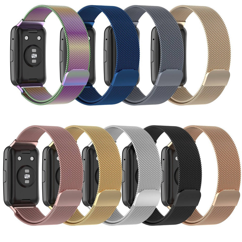 Dây đeo Inox Milanese dành cho đồng hồ thông minh Huawei Watch Fit strap