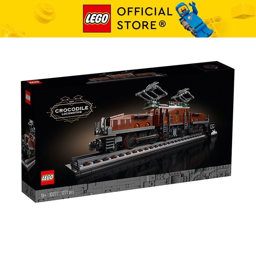 LEGO CREATOR 10277 Đầu Máy Xe Lửa Crocodile Locomotive ( 1271 Chi tiết)