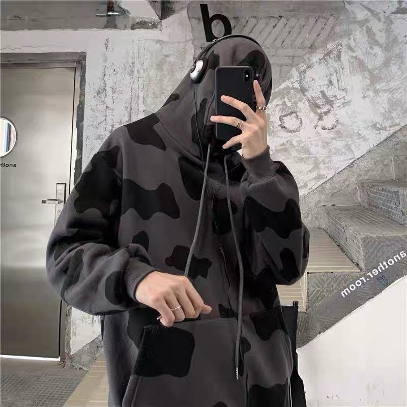 Áo hoodie hoạ tiết BÒ SỮA UNISEX đáng yêu nam nữ đều mặc được