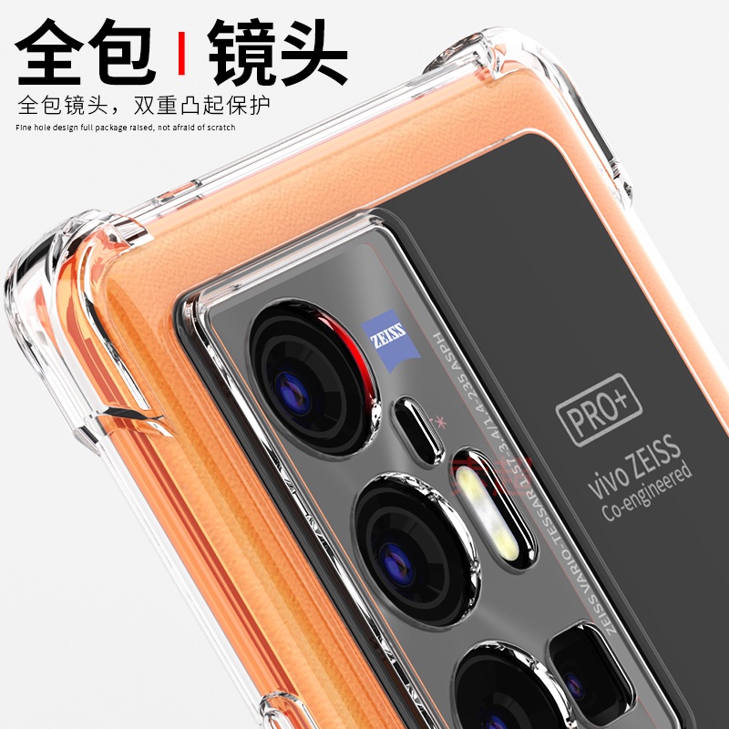 Ốp điện thoại đệm khí chống sốc trong suốt cho Vivo X70 Pro X70Pro Pro+Plus