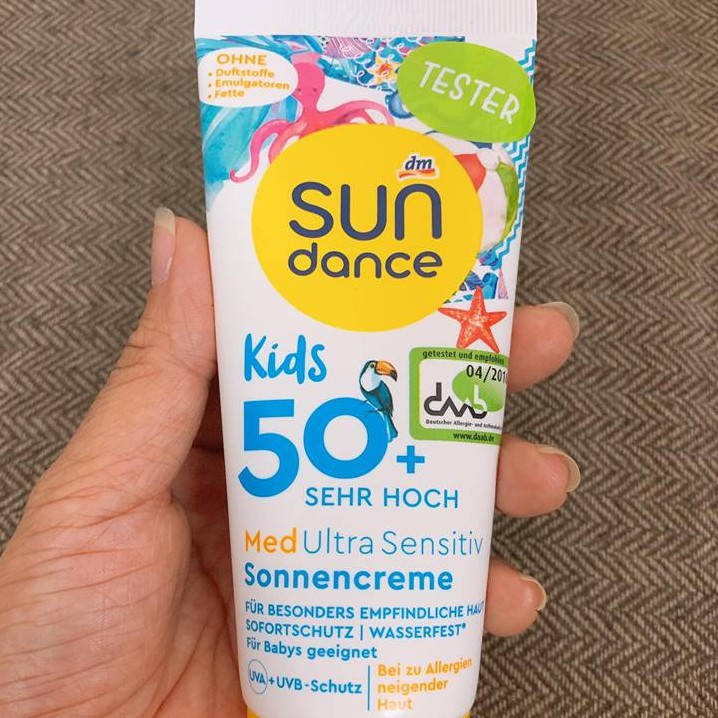 Kem chống nắng Sundance cho bé nội địa ĐỨC