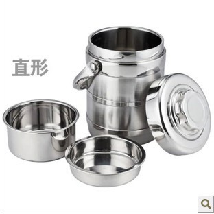 CAMEN INOX TẶNG MUỖNG INOX CAO CẤP - HỘP CƠM GIỮ NHIỆT 3 NGĂN 1L3