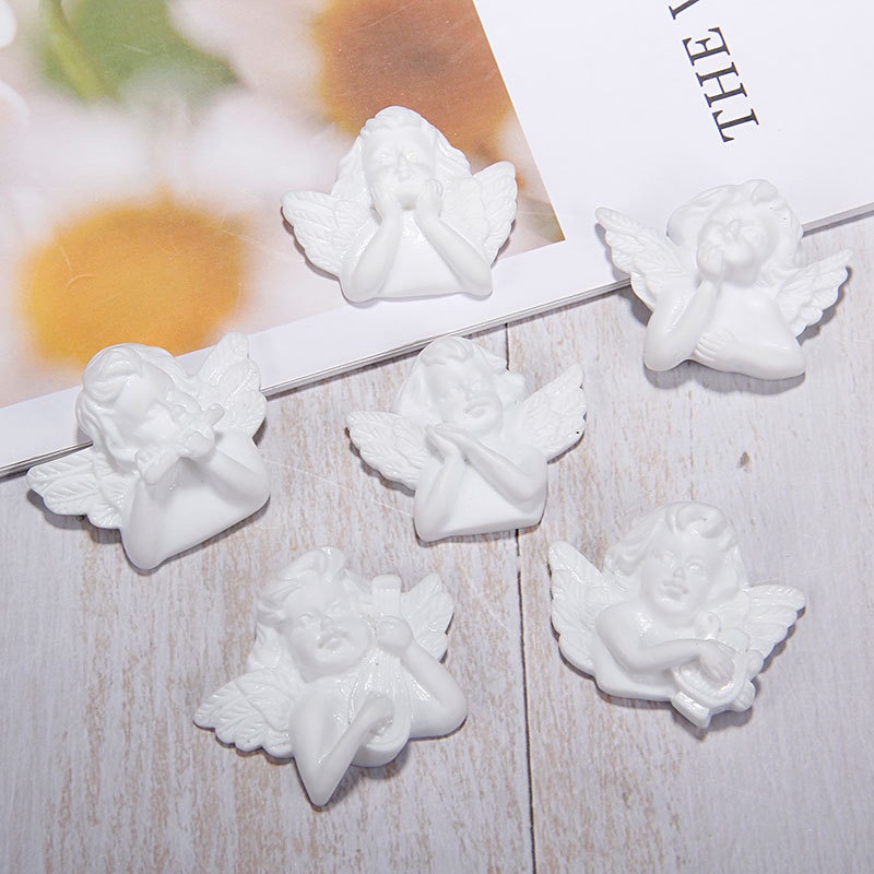 Khung ảnh mini màu trắng ngọc trang trí DIY, trang trí ốp lưng