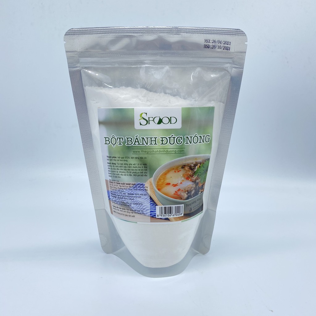 Bột bánh đúc trộn sẵn SFOOD 400gram