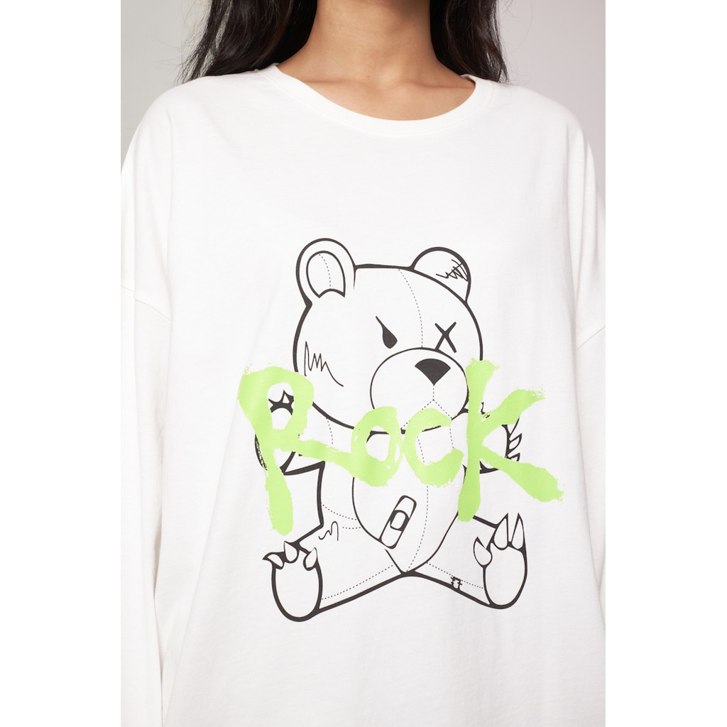 Áo Thun Dài Tay Nam Nữ Unisex BOO Oversize Dáng Rộng 100% Cotton In Graphic Nổi Bật