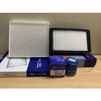 Combo lọc điều hòa-lọc động cơ -lọc dầu huyndai Accent 2018 -2021