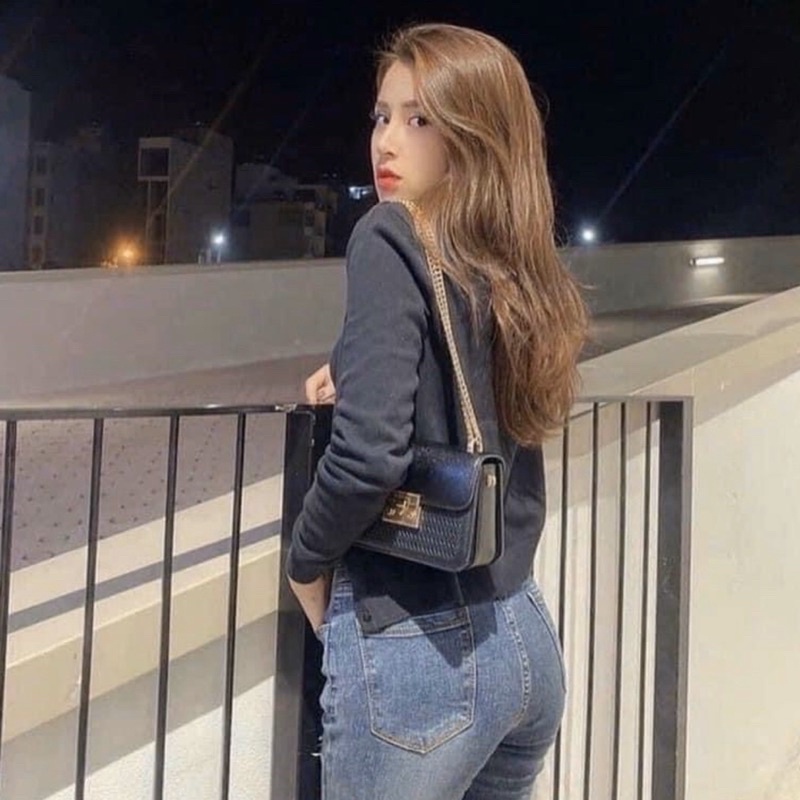 Túi xách nữ size 18cm đeo kẹp nách chuẩn loại 1