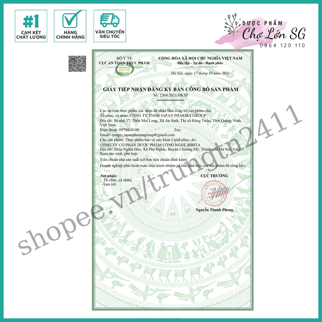 Viên uống giảm cholesterol LIPID PLUS giảm xơ vữa động mạch, giảm nguy cơ tăng huyết áp - Hộp 30 viên