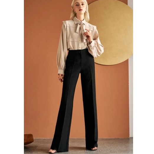 Quần suông dài công sở ÀTOUS LUISA có big size dày dặn không nhăn nhàu giặt máy không bai dão