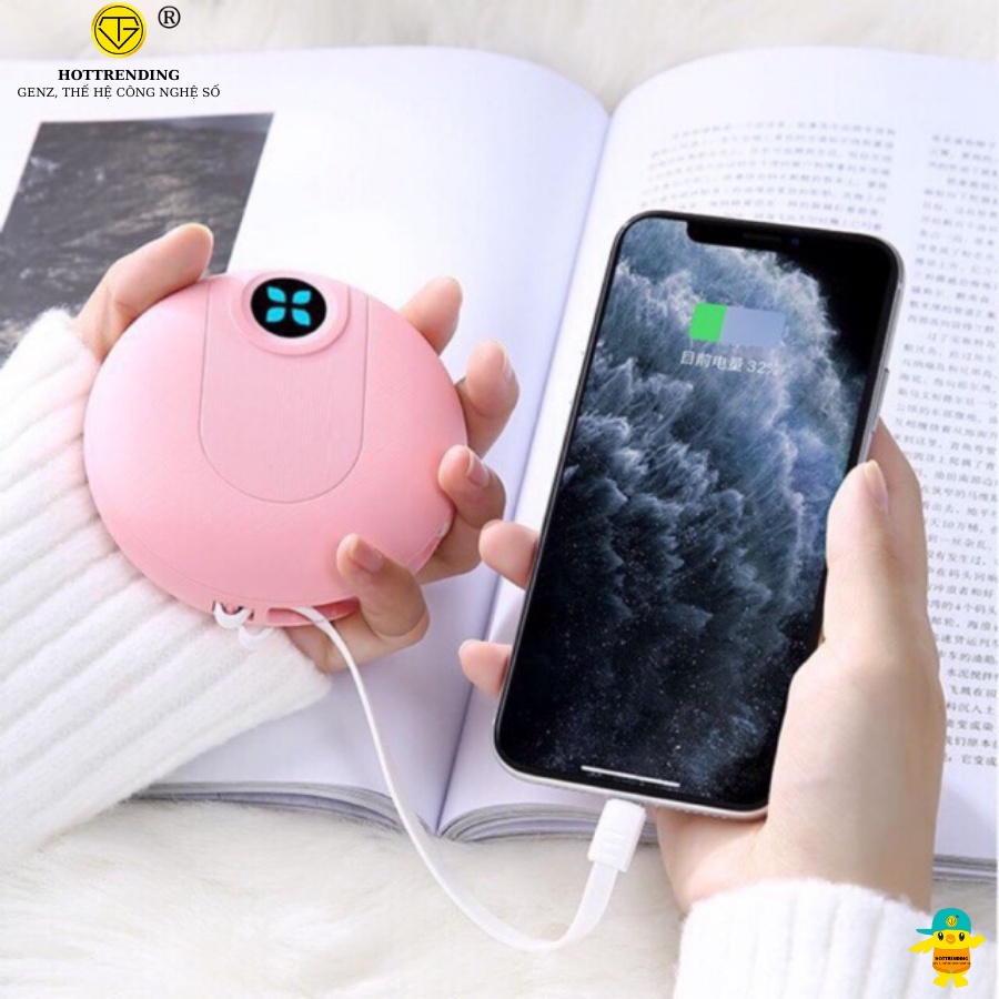 SẠC DỰ PHÒNG TRÒN HOTHIT 10000MAH