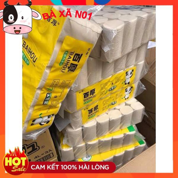 BỊCH 35 CUỘN GIẤY ĂN GẤU TRÚC SỢI TRE SIÊU DAI