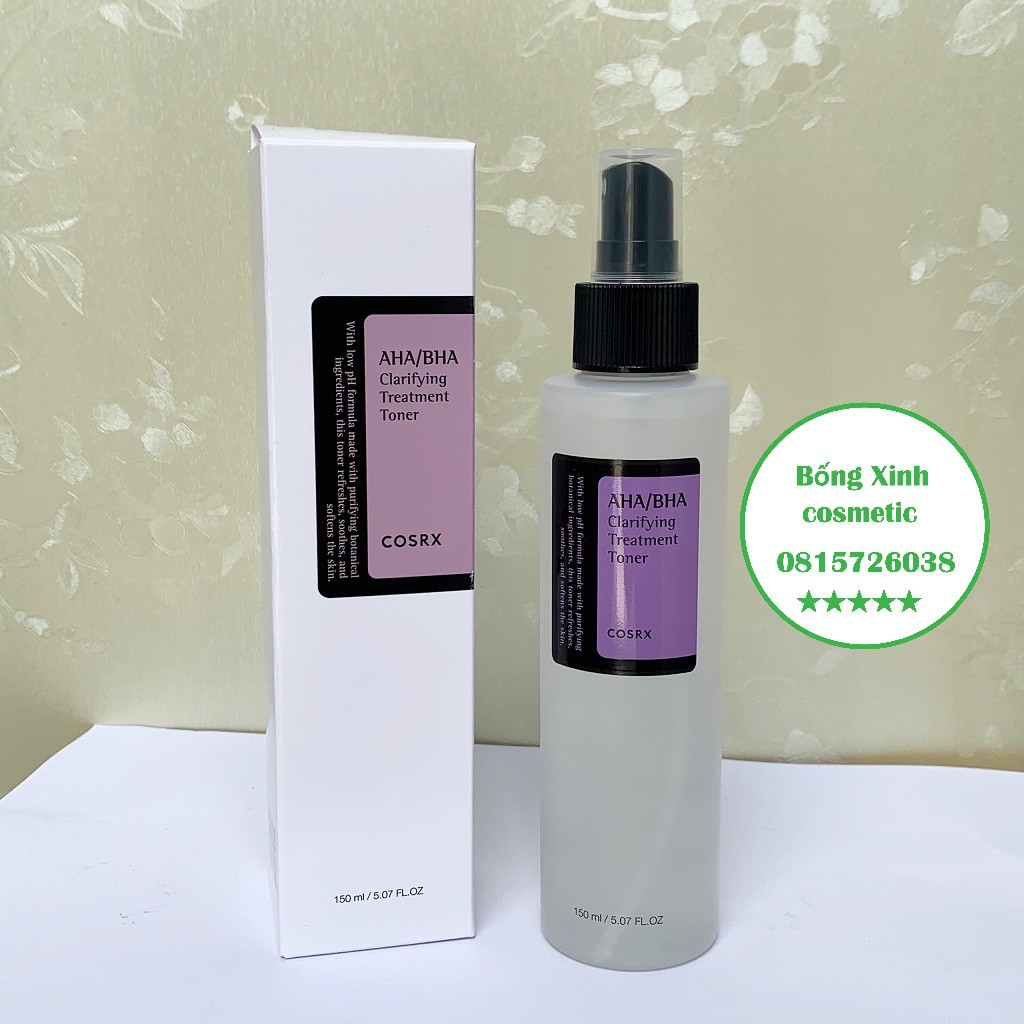 Nước Hoa Hồng Giảm Mụn Cosrx AHA BHA Clarifying Treatment Toner | BigBuy360 - bigbuy360.vn