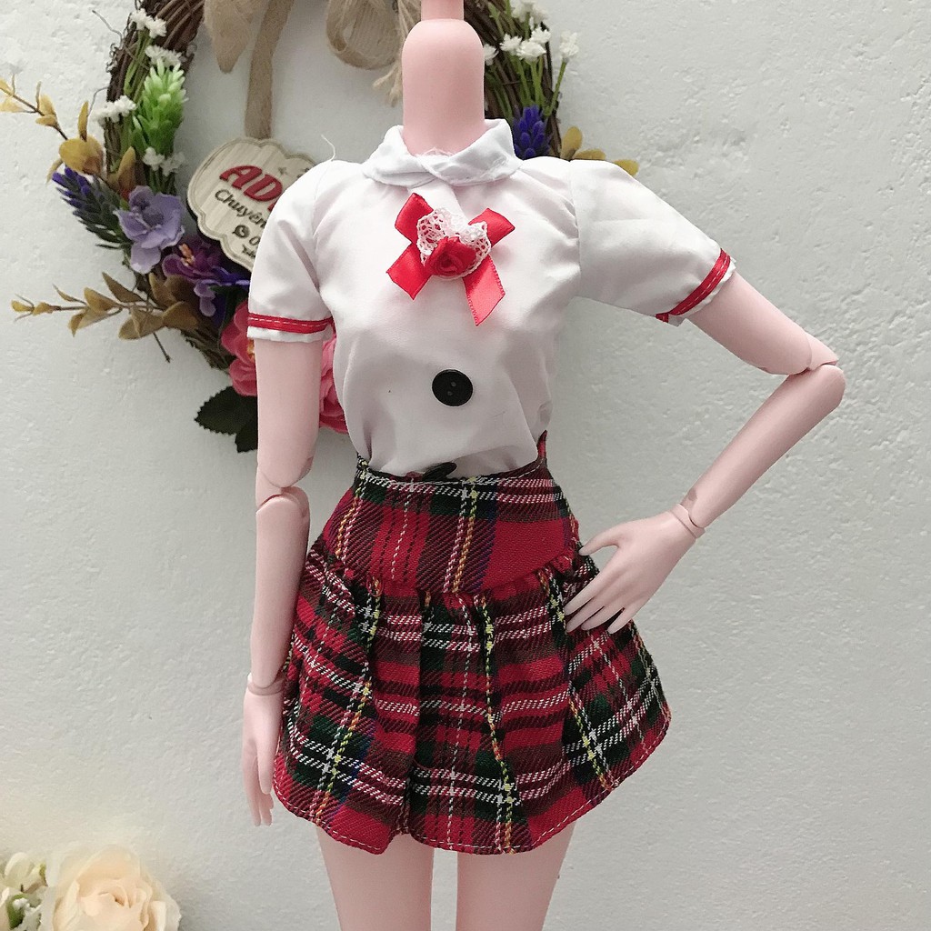 Đồng phục nữ sinh dành cho búp bê 60cm