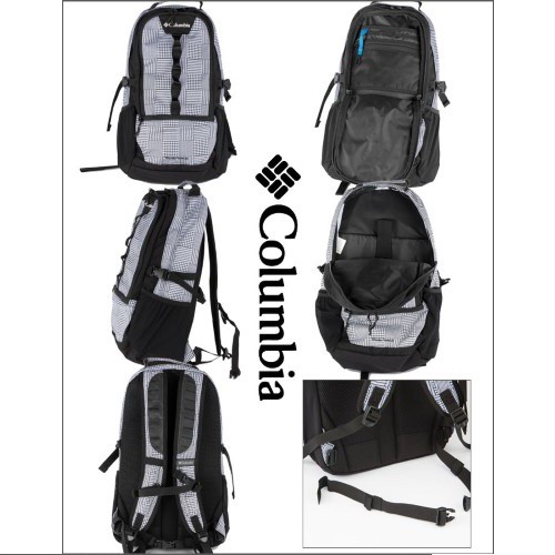 Balo Columbia Wander West 30 Black Glen Check