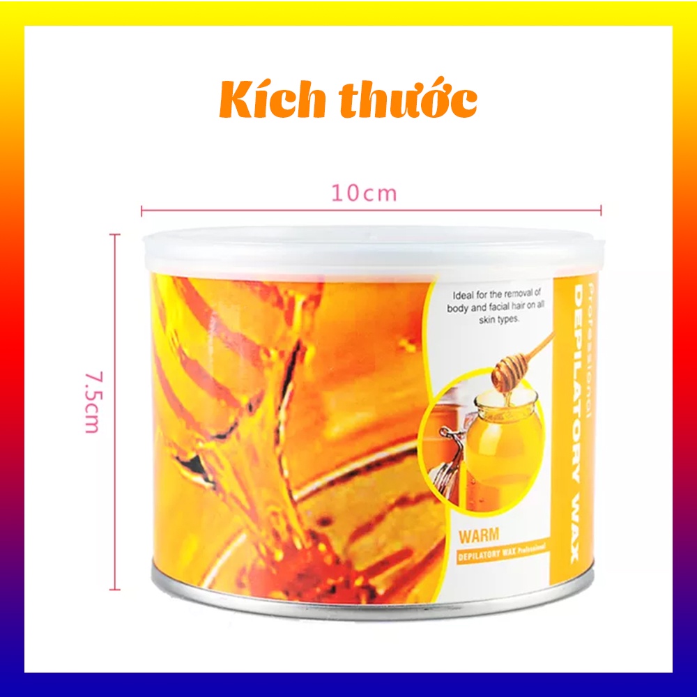 [400g] Gel wax lông mật ong chuyên nghiệp TẶNG 10 QUE GỖ - Wax tẩy lông nách, wax lông vùng kín, lông chân tay