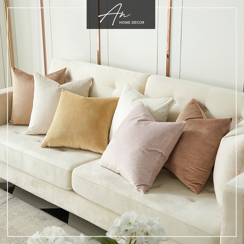 FULL SIZE Vỏ bao gối tựa gối sofa gối văn phòng (1 vỏ không kèm ruột)