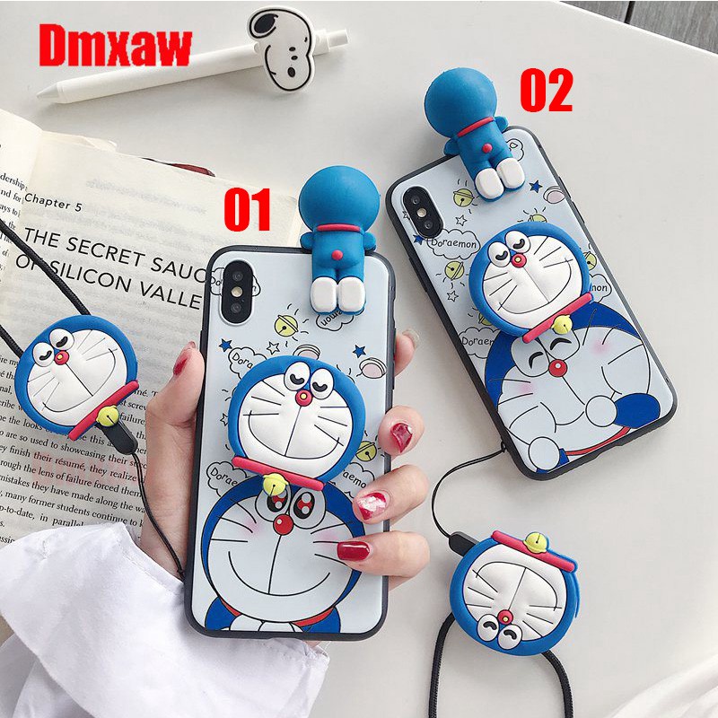 Ốp lưng hoạt hình Doraemon cho OPPO A7 A5s F9 F7 F5 A73 A3s A3 K1 R15 R17 A83 F1s A57 A37 F1 Plus