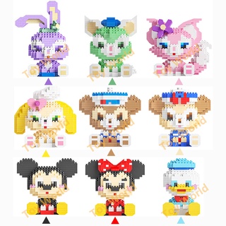 Bộ Đồ Chơi Lắp Ráp Hình Chuột Mickey / StellaLou / Chuột Mickey Dễ Thương